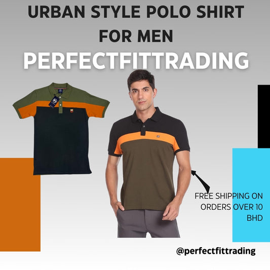 Urban Style Polo Shirt for Men – Cotton Comfort | Perfect Fit