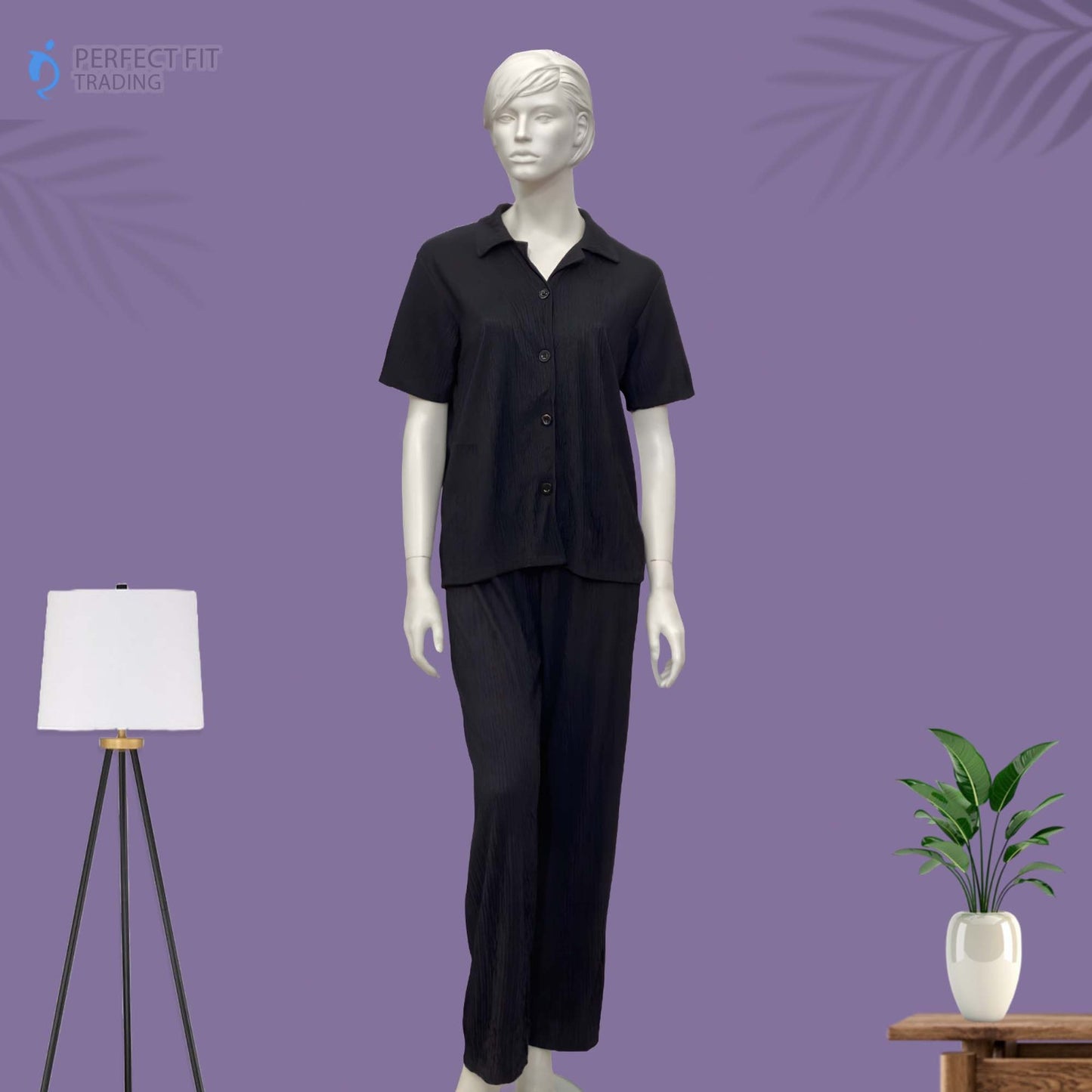 Ladies Two-Piece Cotton Set – Free Size – 100% Cotton – Perfect Fit Trading