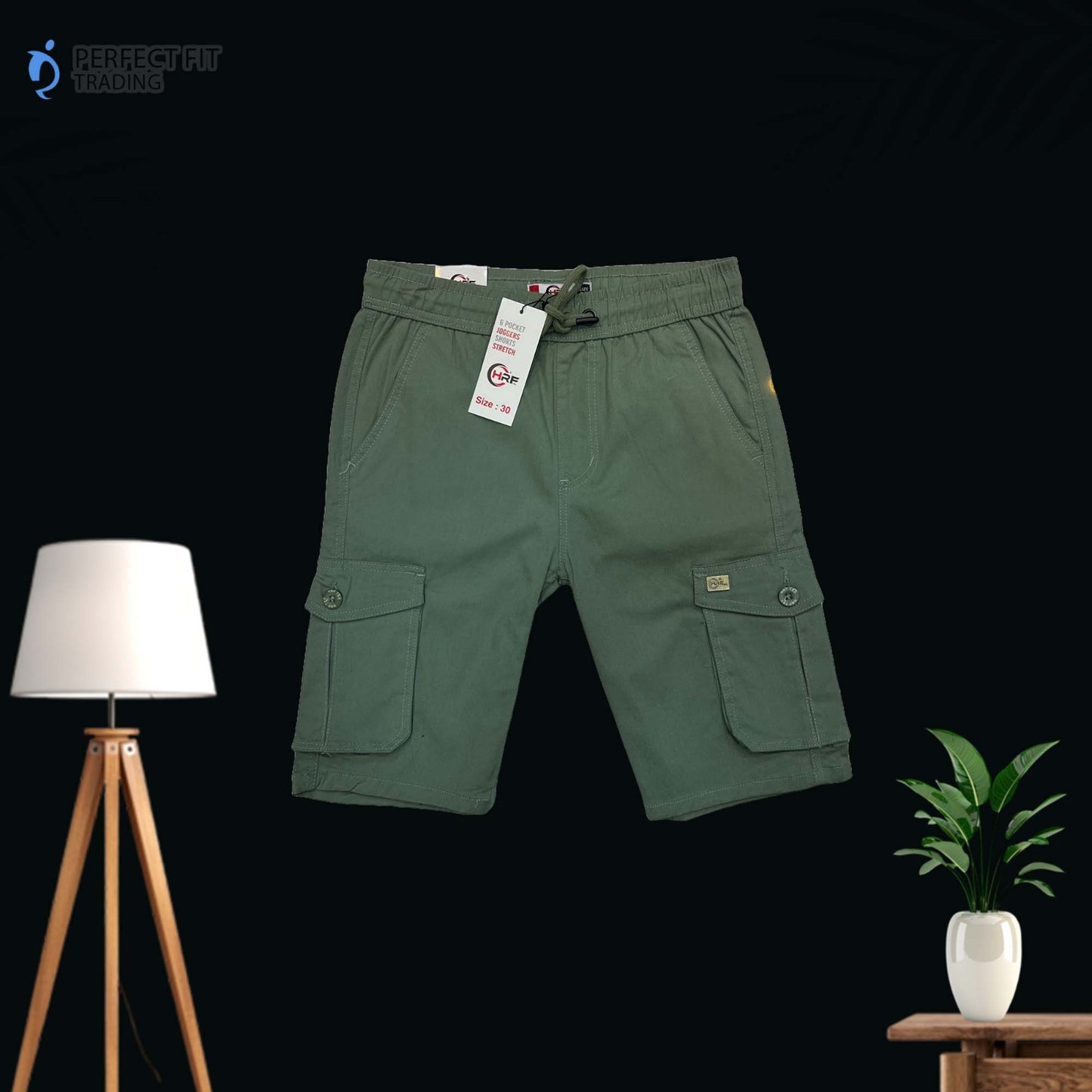 Perfect Fit  Trading– Cotton Cargo Shorts for Men Bahrain